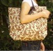 Brown Big  Shopping bag