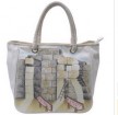 Fashion Wihte Cotton  Shopping bag