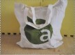 White Simple Polyster Shopping bag