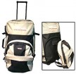 White Polyster  backpack sports bag With Trolly
