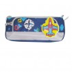 Blue kids cartoon pencil case