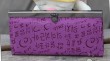 Fashion Purple PU Wallet bag