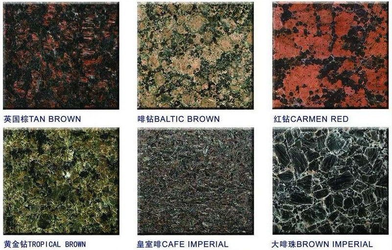 imported granites