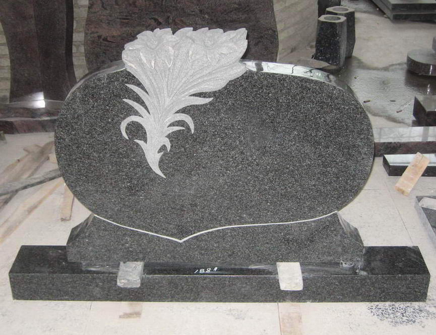 Derk grey granite monuments