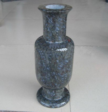 butterfly blue vase