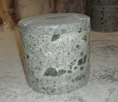 green stone urn