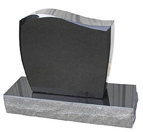 pure black granite monuments