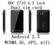 HDC Z710 Android 2.3, Dual sim card, 4.3in