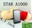 Star A1000+ 4.3 inch Capacitive GPS smart phone