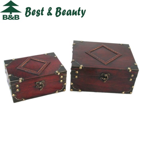 antique wooden box (FD-01191)