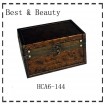 antique leather wooden gift box (HAC6-144)