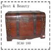 antique wooden trunk HCA6-180