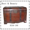 antique wooden trunk HCA6-180