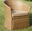 rattan chaise lounge-KZ-9082