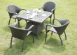 rattan garden coffee set-CZ-8058