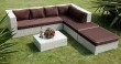 Outdoor garden sofa set