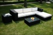 Outdoor rattan sofa set