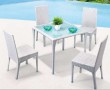 WICKER dining table and chairs -FT-003