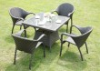 outdoor rattan dining set