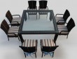rattan dining table and chairs 4304