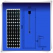Solar photovoltaic panel 160W