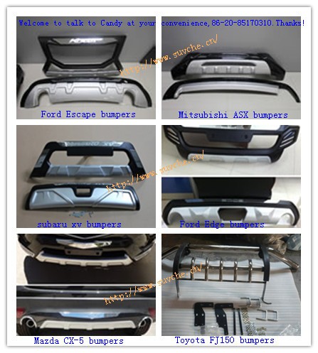 SUV front bumper rear bumper bull bars and bumpers