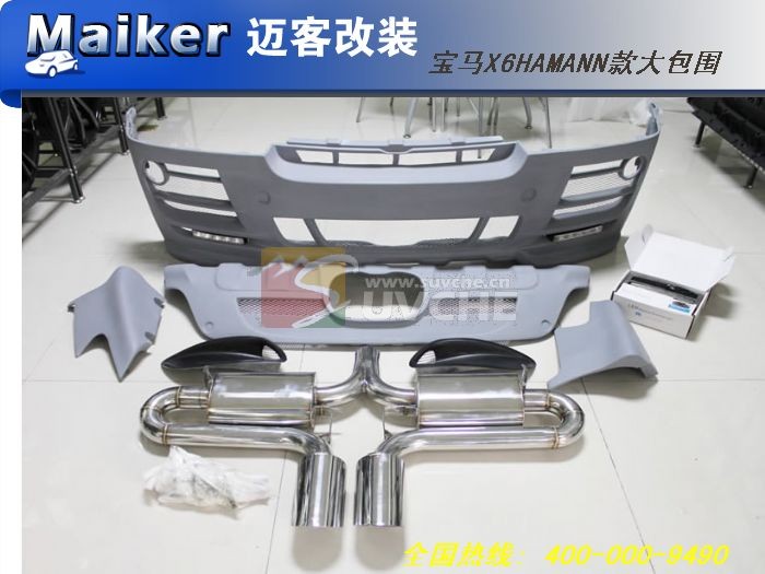 b-m-w x6 body kit front&rear bumper,car body parts