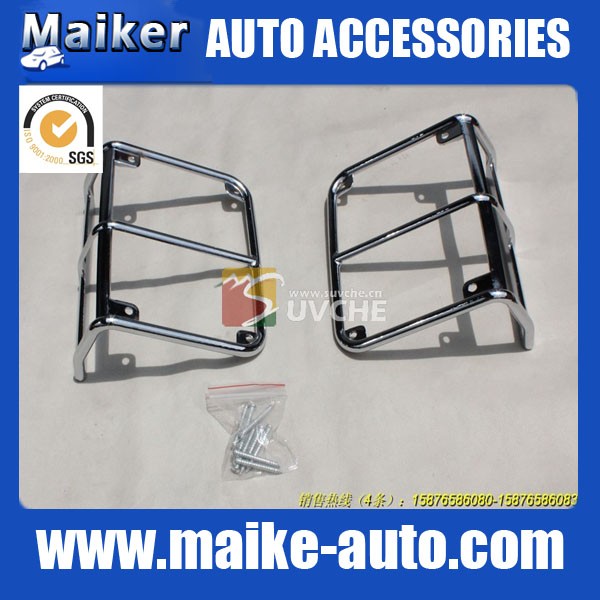 Jeep Wrangler JK chrome tail light lamp cover