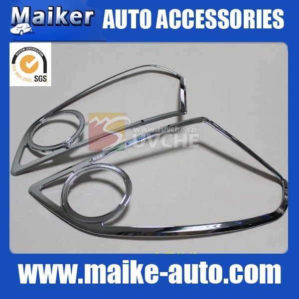 Nissan Qashqai chrome front headlight cover