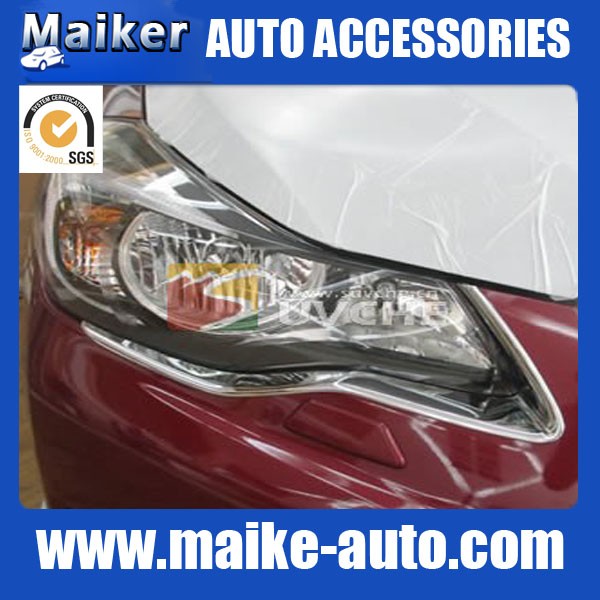 subaru xv chrome car accessories, front lamp cover