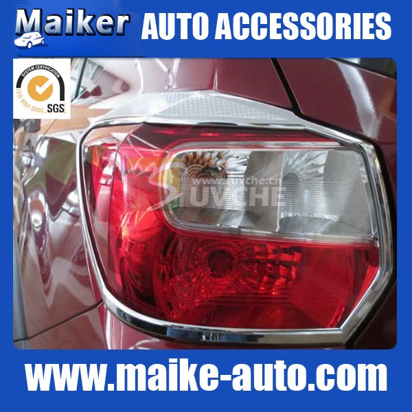 subaru xv chrome tail light lamp cover