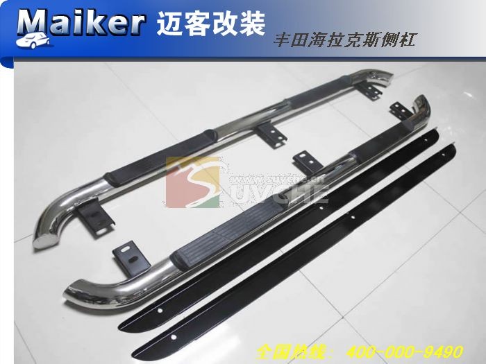 hilux vigo toyota stainless steel running board