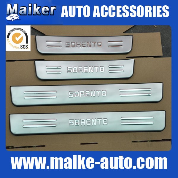 Kia Sorento 2013+ stainless steel door sill plate