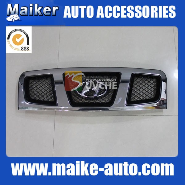 car chrome front grille hyundai tucson grille