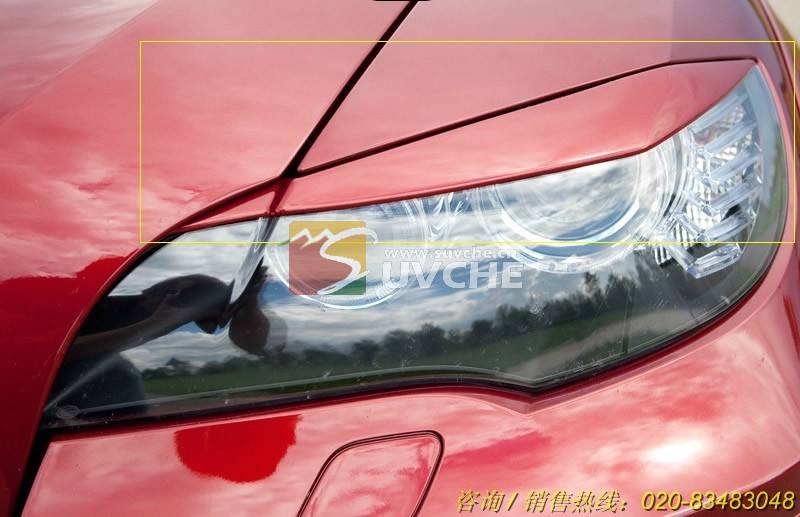 x6 e71 car eyelid light brow