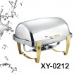 Stainless steel chafing dish/stove