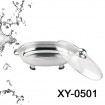 Stainless steel serving oval dish