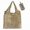 Shopping Storage Tote Grocery Bag w/ leopard print