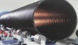 steel reinforced HDPE winding drainage pipe produc