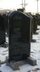 Black Russian headstone