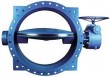 Resilient seated eccentric butterfly valve