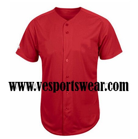 new red baseball jersey