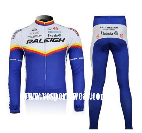 team long sleeve cycling sets