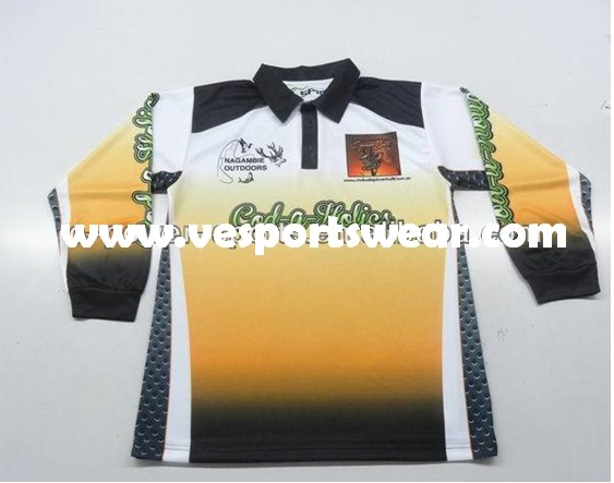 sublimation tournament fishing jerseys