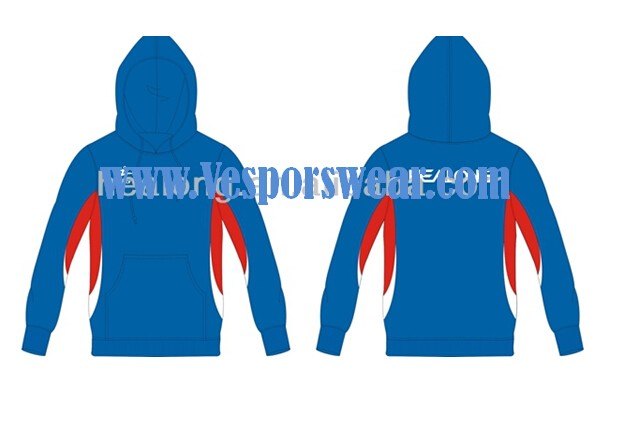 Full custom sublimated pullover hoodie