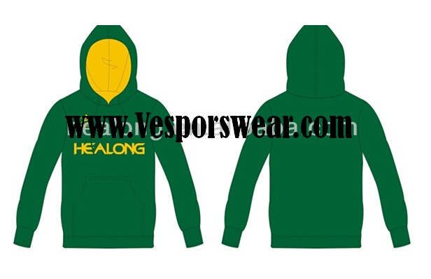 sublimated embroidery Hoodie uniform pullover