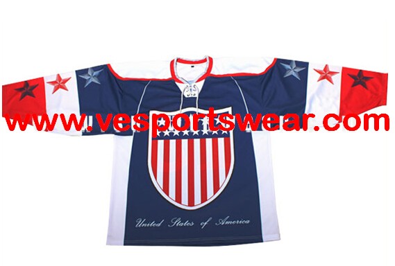 2014 custom sublimation pullover ice hockey wear