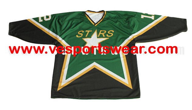 2014 latest free design polyester ice hockey tops