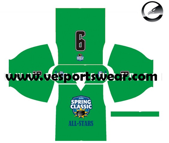 Customize polyester sublimated hockey wear