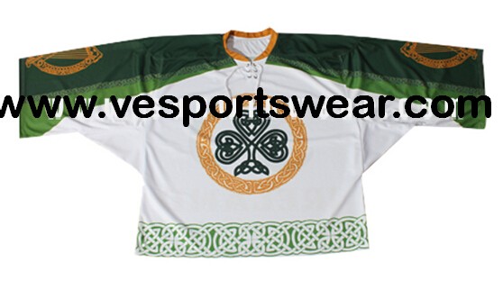 Digital printed ice hockey jersey oem service